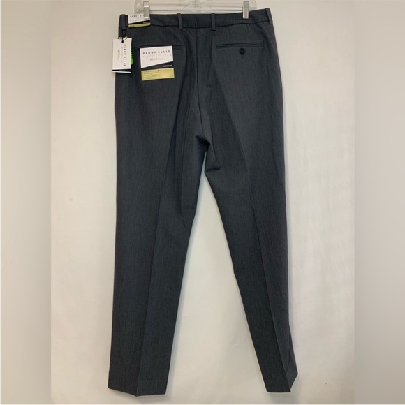 Perry Ellis Men's Grey Modern Fit Slacks Size 34x32 - Picture 2 of 6